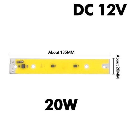 2xCOB Lamp Chip LED Bulb Smart IC Driver DIY Spotlight Floodlight Energy Saving Outdoor 10W 20W 30W 50W High Power 110V 220V 12V