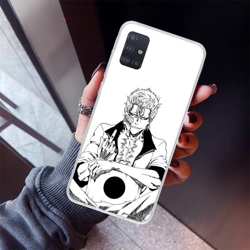 

Bleach Grimmjow Phone Case For Samsung Galaxy A52 A51 A50S A32 A22 A12 A02S A72 A71 A31 A70 A30S Note 20 Ultra 10 Plus S10 Galax Samsung A51 4G