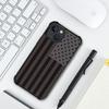 Case Compatible with iPhone 15,H Gray American Flag G3 Pattern Design Scratch and Shock Resistant Rugged TPU Protective Case for iPhone 15