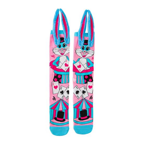 Kids Colorful Animal Socks Cute Animal Over-the-Knee Socks with 3D Ears Funny Knee Socks for Boys Girls Ages 3-12 Xmas Gifts