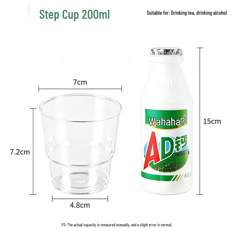 Jiamo Disposable Plastic Cups (50 Count)