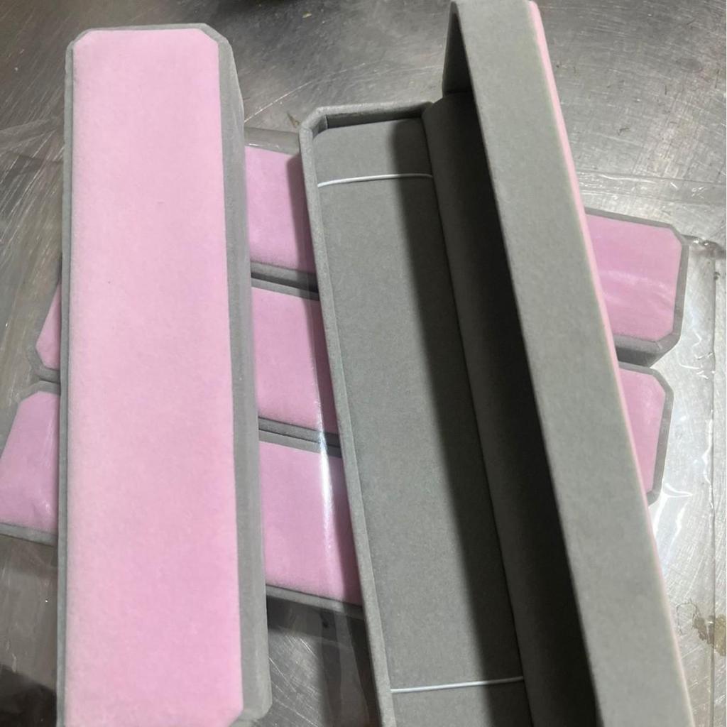 Elegant Velvet Jewelry Box with Transparent Film for Earrings, Bracelets, and Necklaces (7x9)