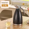 European Style 304 Stainless Steel Vacuum Insulated Flask, Large Capacity Hot Water Bottle, Double Layer Coffee Pot