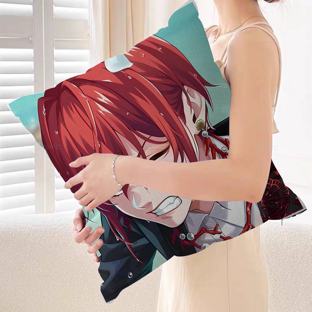 Anime Black Buutler Cushion Cover Car Throw Pillow Case For Sofa Car Christmas Gift Xcm Xcm