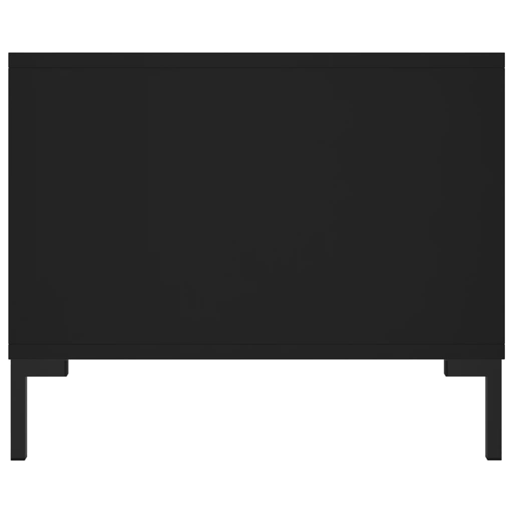  Coffee Table, Black, 102x50x40 Cm, Wood-based Material