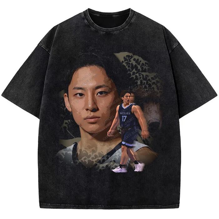 Kawamura Yuki Japanese Basketball Star Memphis Vintage Style Graphic Men T-Shirt S