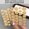 240Pcs/10 Sheets Kraft Paper Double Side Jelly Glue Full Cover Nail Adhesive Tabs False Nails Sticker For Handmade Press On Nail