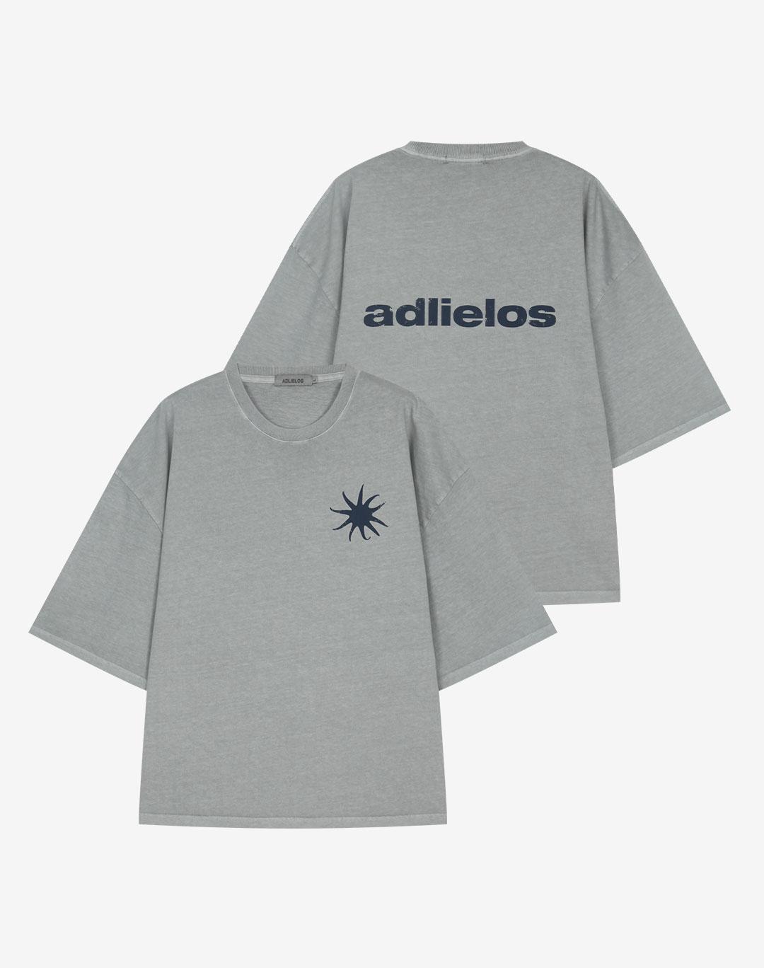 Adrielos Blast Pigment Half T-Shirt [Pigment Grey] M