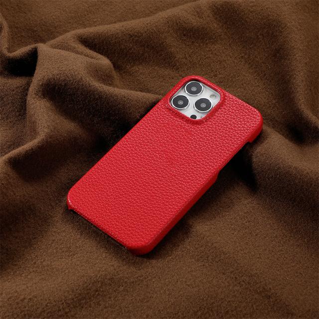 Luxury Retro Litchi Leather Texture Case For Iphone 14 12 13 11 Pro Max 14promax Camera Protector Shockproof Hard Pc Cover Funda
