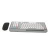 Wireless Keyboard Mouse Set Rechargeable Retro   2.4G Wireless   Keyboard Mouse Set