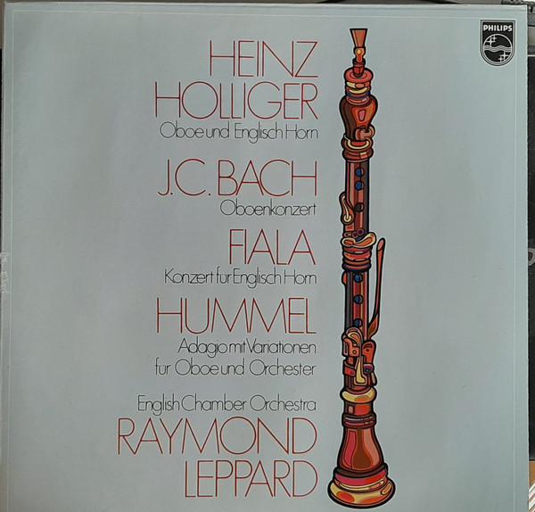 

LP Record JOHANN CHRISTIAN BACH JOSEF FIALA Oboe Und Englisch Horn 839756LY Philips 1969 Germany Classical Used