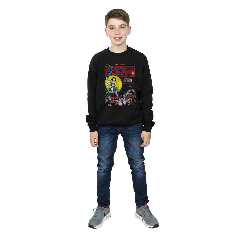 DC Comics Boys Wonder Woman Sensation Comics Issue 1 Cover Sweatshirt