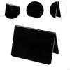 20Pcs Mini Chalkboard Signs Black Tabletop Reusable Table Number Small Tent