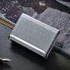 Stainless Steel Business Card Holder - Large Capacity, Fashionable and Creative Metal Design for Men & Women