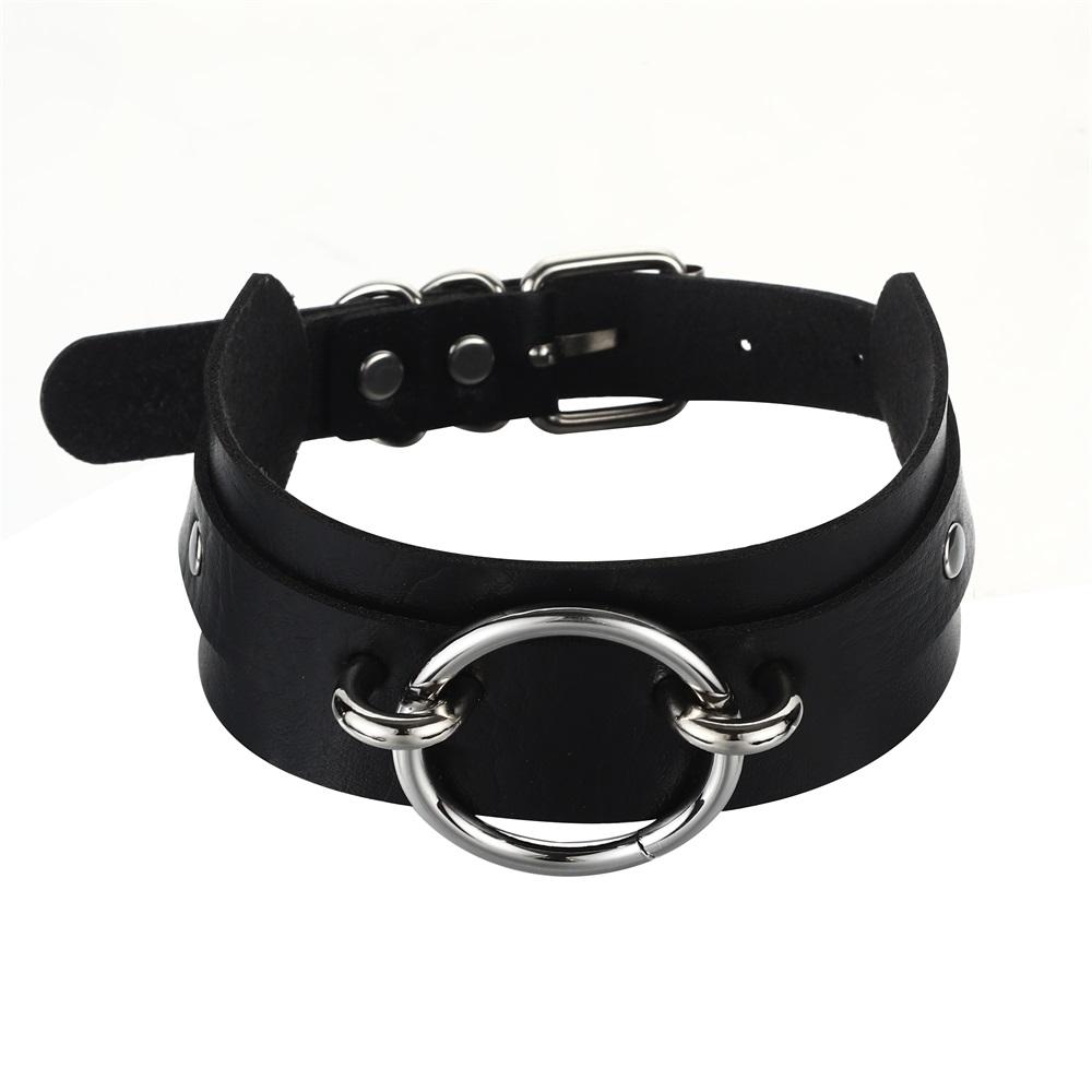 Goth Black Choker Collar for Women  Punk Gothic Chockers Halloween Cosplay Jewelry  Costume Accessory