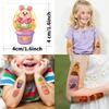 63pcs Temporary Tattoo Jam Jar Temporary Tattoo Stickers Beverage Can Cookie Jar Cartoon Sweet Jar For Shoulders Adults