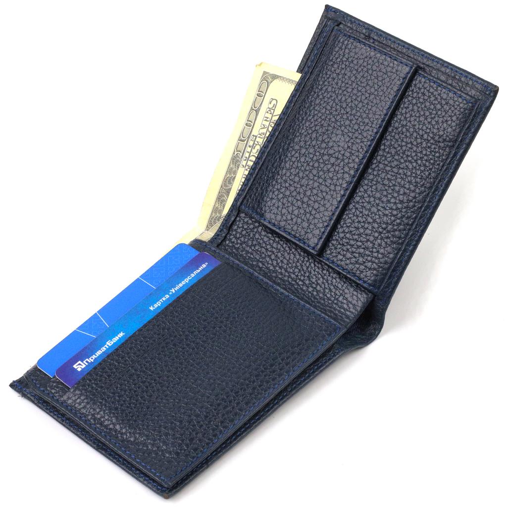The Perfect Men's Wallet Made of Genuine Leather Flotar CANPELLINI 21787 Blue