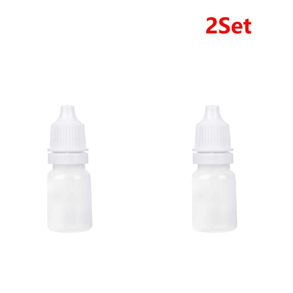 50pcs 5/10/15ml Eye Dropper Bottles Refillable Eye Drop Bottle Portable Eye Liquid Dropper for Solvents Essence Eye Drops Saline