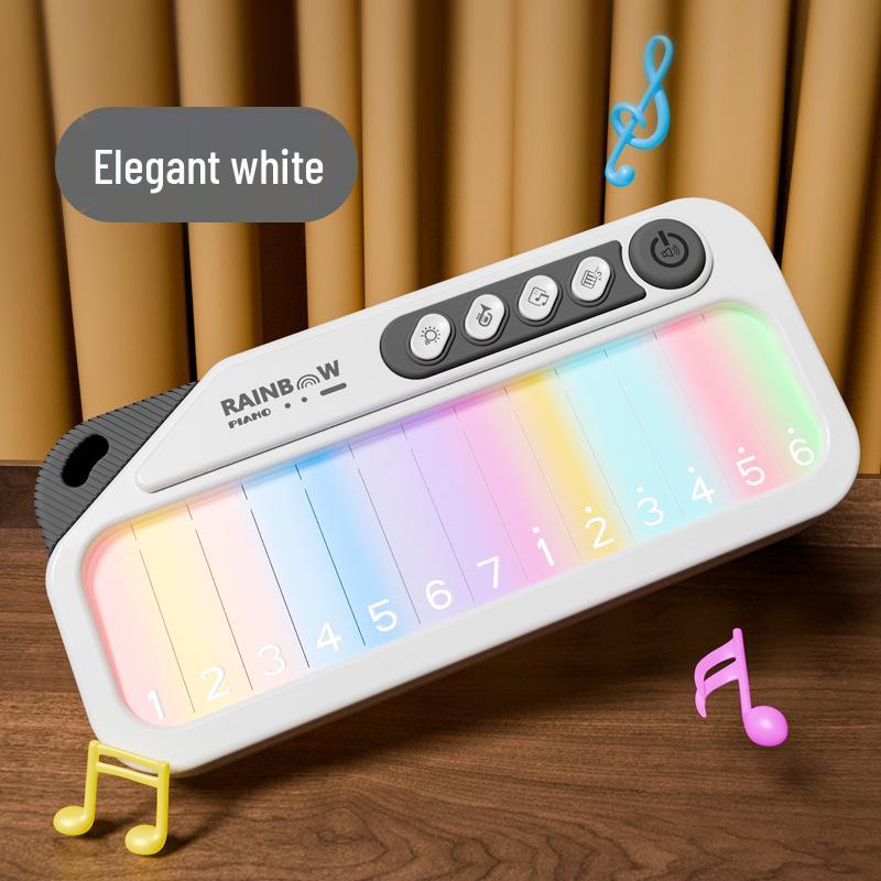 Color Screen Touch Keyboard: Early Education Piano Toy for Girls Ages 3-6