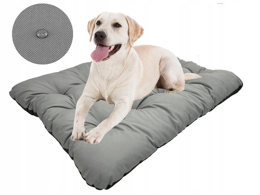 Hundebettkissen PRESTIGE 100x70 cm wasserdicht grau