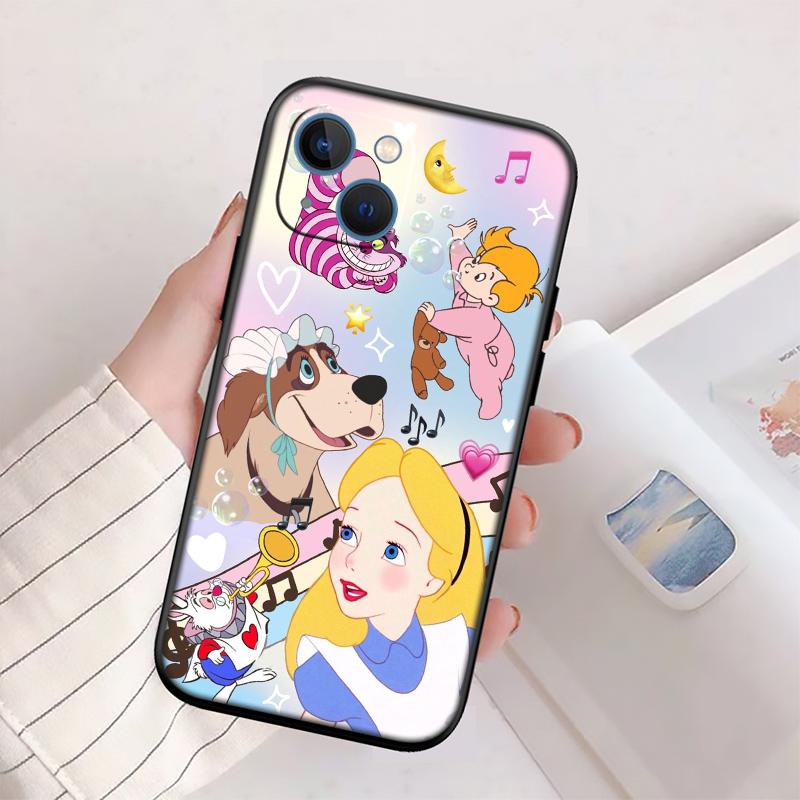 Alice in Wonderland Cat Princess New High-End Shell Phone Case for OPPO A3 Pro A72 A74 A76 A77 A77S A78 A79 A94 A95 A18 A40M A58