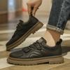 Fashion Men's Casual Shoes 2024 Trend Autumn Winter Thick Bottom Comfortable Non Slip Men Sneakers Luxury Outdoor Versatile Driving Shoe