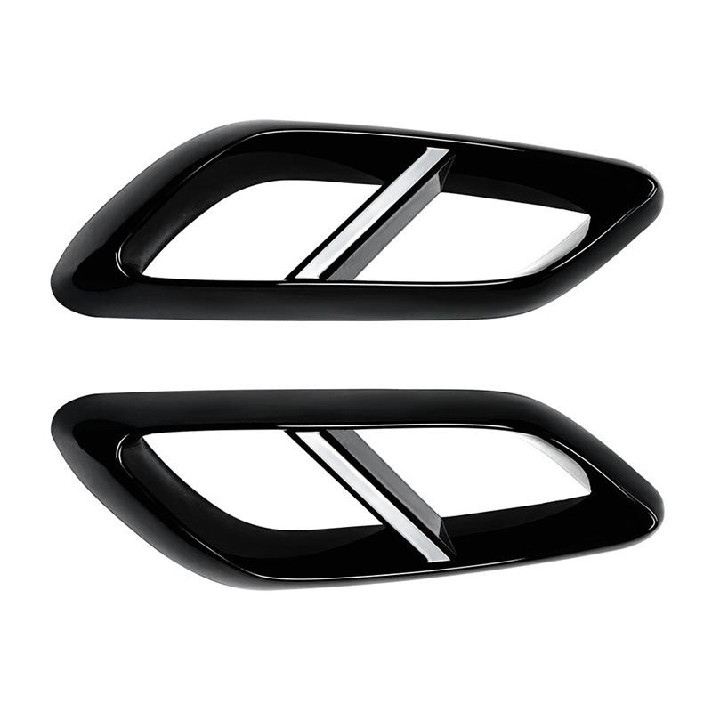 1 Pair Rear Exhaust Muffler Tail Pipe Cover Trim for Mercedes Benz E-Class W214 AMG Sedan 2024-2025 E260 300 AMG