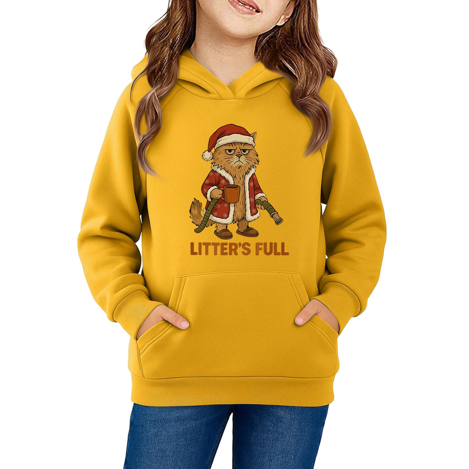 

Толстовки для девочек-подростков, толстовки с длинным рукавом, пуловер с завязками, симпатичная толстовка большого размера 160 жёлтый