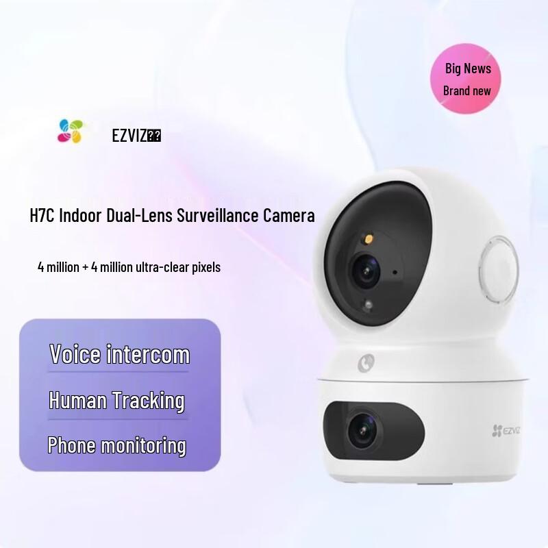 

EZVIZ H7C Dual 4MP AI Indoor PTZ Camera with 128GB Card (CN version)