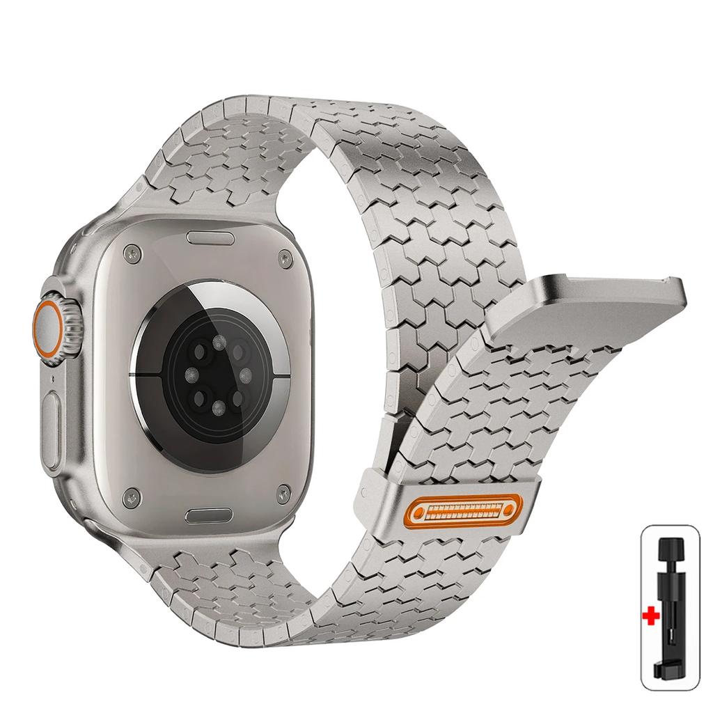 Stainless Steel Band for Apple Watch Ultra 3 49mm 44mm 45mm 46mm 42 40 41 38mm Magnetic Strap for IWatch Series 11 10 9 8 7 6 SE