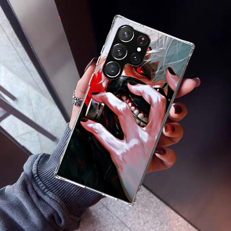 G-Ghoul Tokyo Kaneki Ken Phone Case For Samsung Galaxy S26 S25 Edge S24 S23 Ultra S22 Plus S21 S20 FE Soft TPU Back Cover Funda