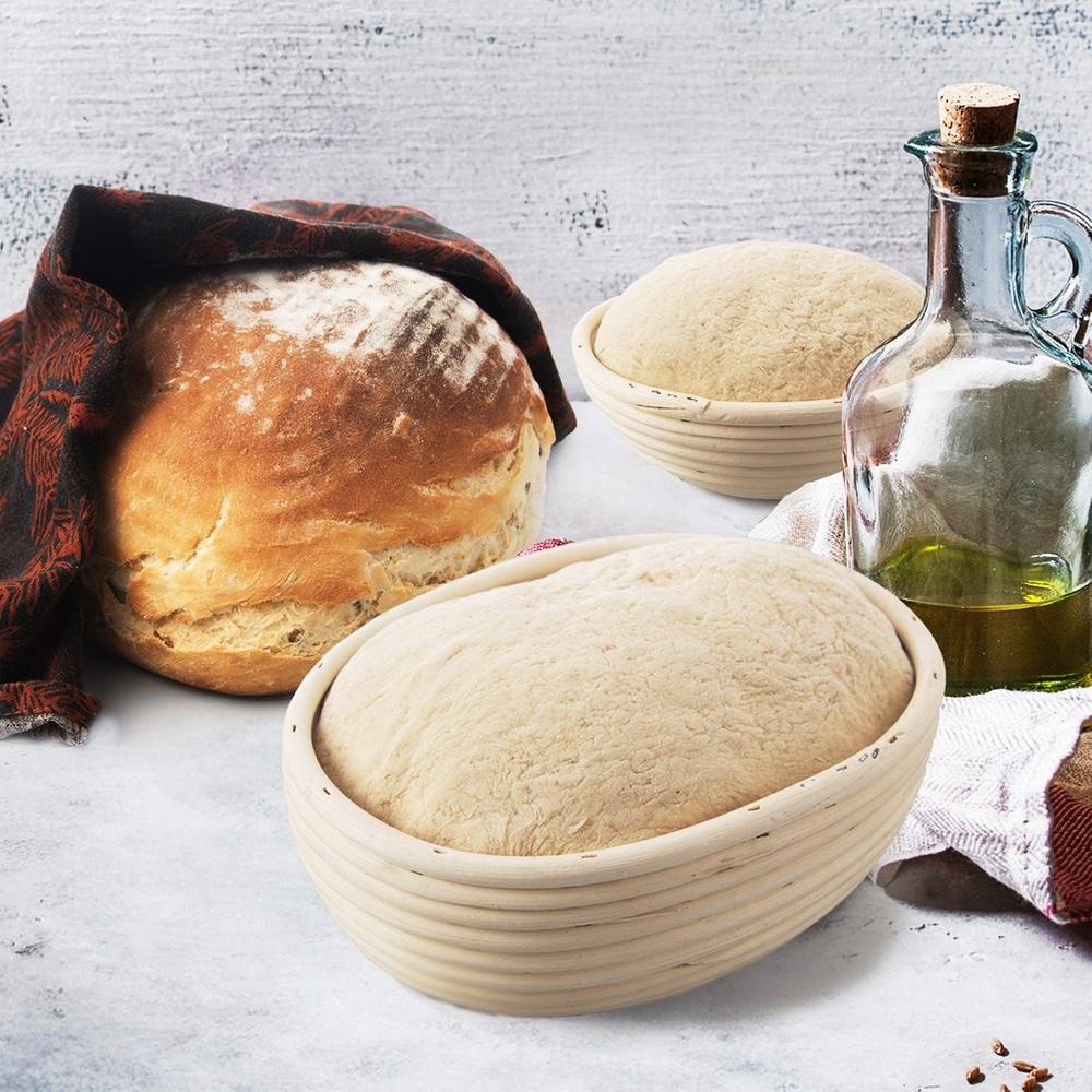 Koszyk Rattanowy do Wyrastania Formowania Chleba Ciasta na Bochenek 1,5kg
