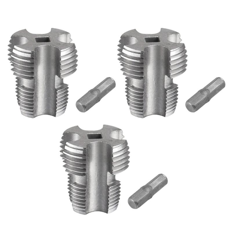 Compact Water Pipe Threader with Ergonomic Design Heavy Duty Internal Thread Cutting Tool for 1/2 3/4inch Water Pipes