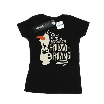 Womens/Ladies Frozen 2 Olaf Philosophizing Cotton T-Shirt