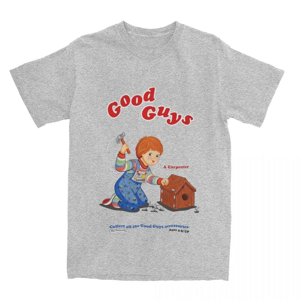 Good Guys Chucky Apparel Shirts for Men Women Horror Carpenter Child's Play Vintage Pure  Graphic Print Tee Shirts