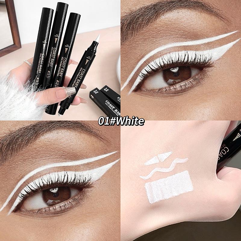 COAST BABY Dual-Ended Waterproof Quick-Dry Smudge-Proof Liquid Eyeliner Pen