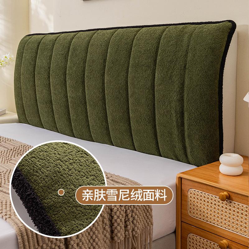 Velvet Fabric Headboard Protector High-End Feel