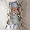 Cute 46 Cm Reborn Baby Doll Elijah Soft Cloth Body Realistic Simulation Doll Handmade 3D Painted Skin Newborn Dolls for Kids Toddler House Play Toy