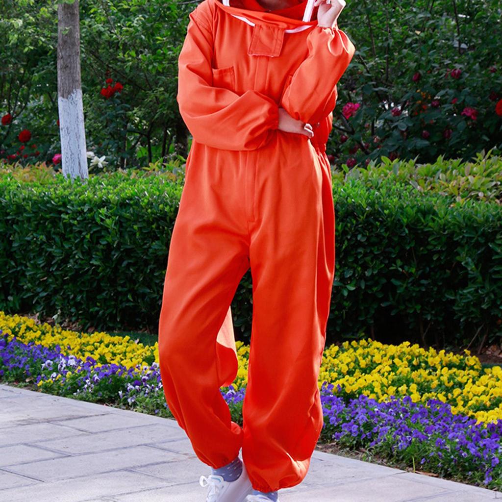 Bee Keeper Outfit Suit Ecological Researchers with Ventilated Hood Men Women Beekeeping