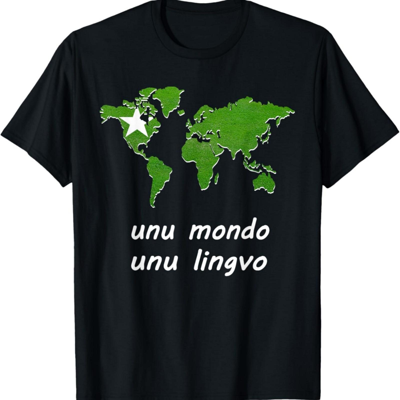 Learn a simple language without a dictionary with Esperanto T-Shirt S