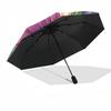 1pc Colorful Sunflower Artwork Umbrella with Plastic Handle,Suitable for All Seasons Home Travel Outdoor UmbrellaDD1750