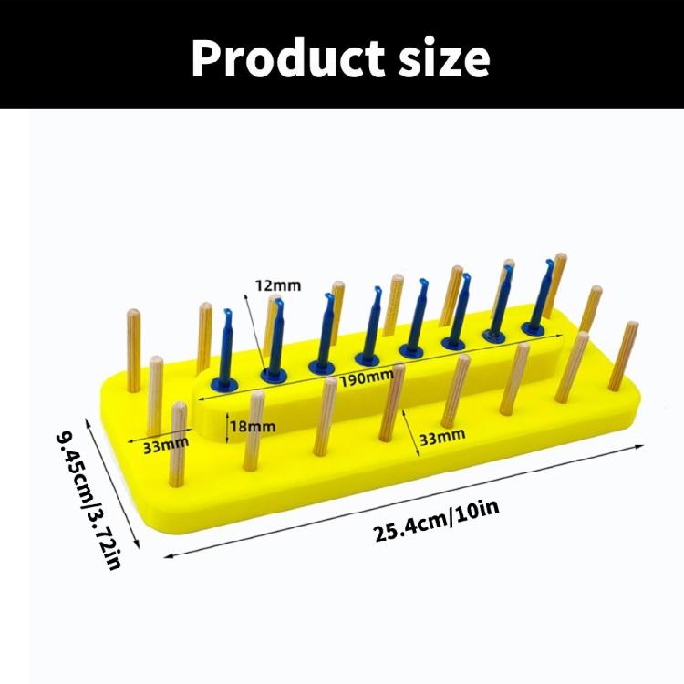 Shelf Lure Showing Stand Fishing Fly Tying Thread Spool Stand Storage Rack Holder 10x3.7inch Thread Spool Display Stand