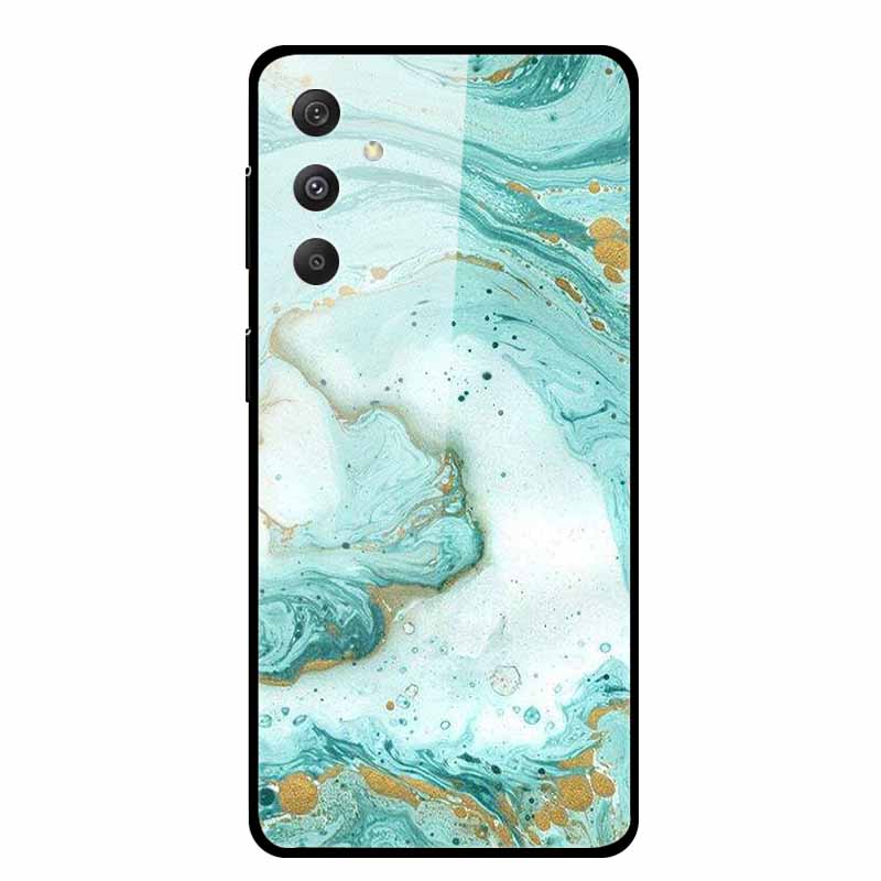 For Samsung Galaxy M54 M34 M14 Case Luxury Tempered Glass Back Cover Hard Case Samsung Galaxy M 54 Capa Fundas Coque Colorful