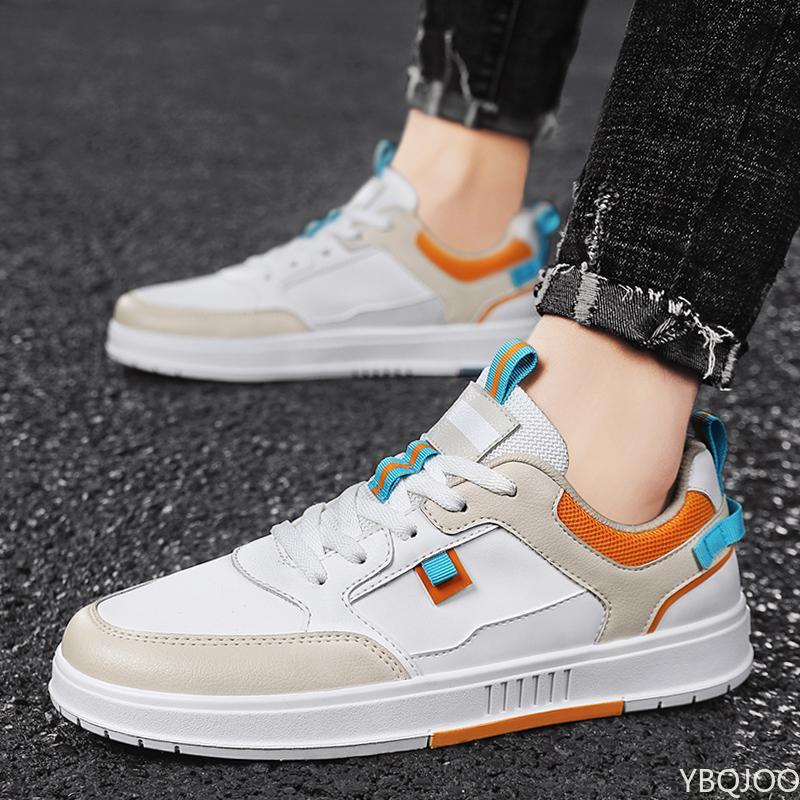 2024 Módní Pánské Tenisky Bílé Tenisky Sportovní Obuv Ležérní Ploché Boty Vysoká Kvalita Pánská Obuv Zapatos Deportivos Velikost 39-44