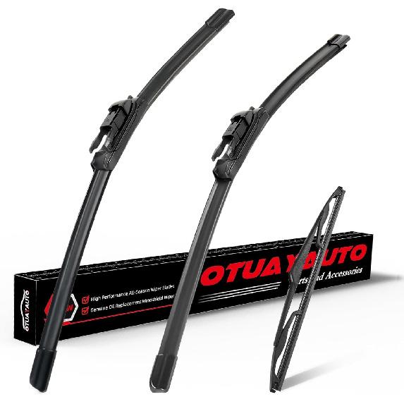 OTUAYAUTO 22"+22" Windshield Wiper Blades Replacement for Chevrolet Silverado 1500 2500 3500 1999-2006 2019-2024 Front Window Wiper Fit Factory