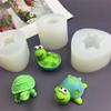 Cartoon Turtle Silicone Mold DIY Simulation Animal Model Fondant Chocolate Cake Decoration Kitchen Baking Tool Candle Soap Mold