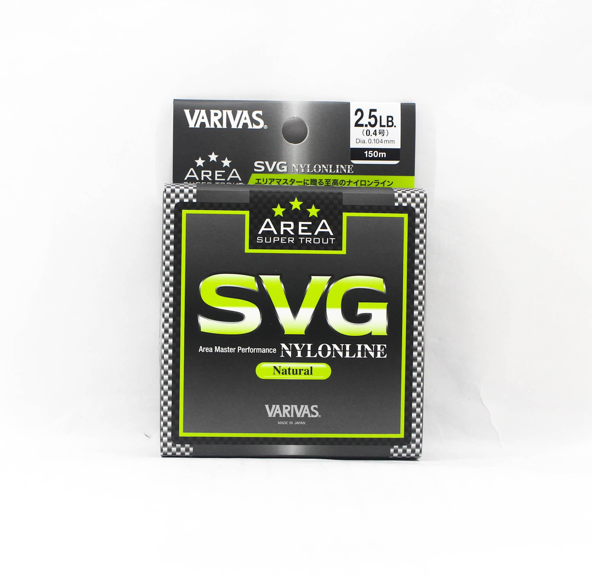 Леска Varivas Nylon Super Trout Area SVG 150 м 2.5 lb (7846) чистый