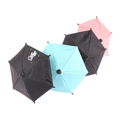 Electric Motorcycle Phone Bracket Umbrella Car Navigation Frame Rider Helmet Umbrella Hand Sunshade Outdoor Bendable