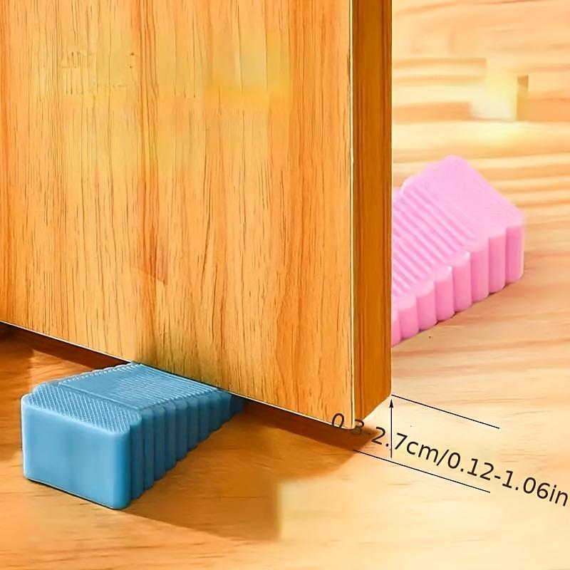 3pcs Windproof Door Stoppers, No-Drill Creative Wedges for Home Safety and Anti-Pinch Protection
