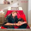 Rock Legend Johnny Halliday blanket Home Decor sofa blanket Digital printing Machine washable bedroom